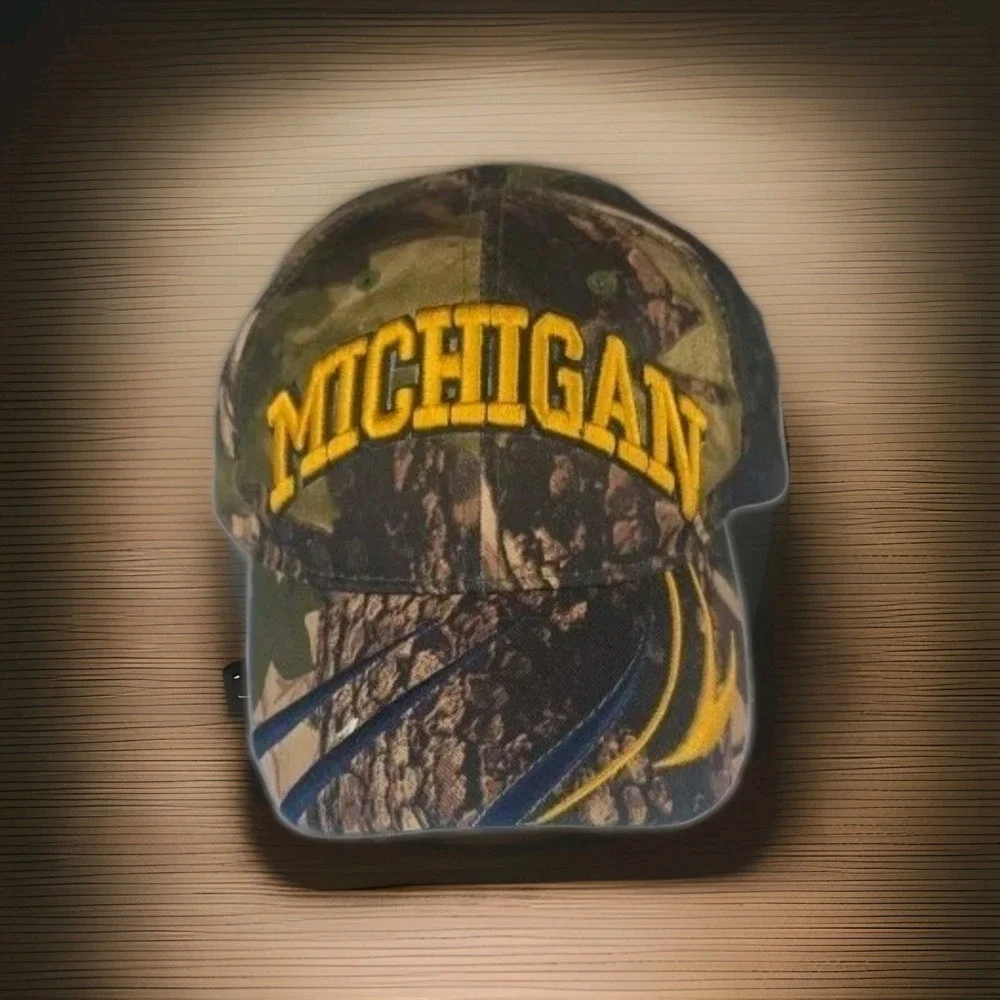 Michigan  Wolverines Como Hat Cap Zephyr Adjustable Strap Cotton- One Size